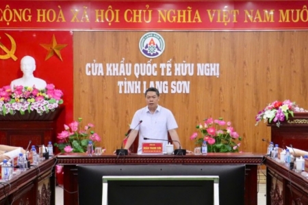 Lạng Sơn: Kiểm tra tình hình xuất nhập khẩu hàng hóa tại Cửa khẩu Quốc tế Hữu Nghị