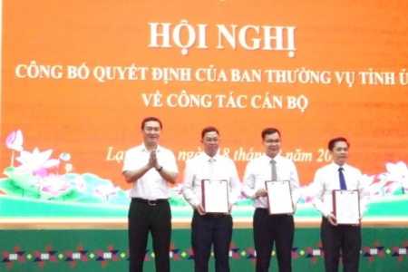 Lạng Sơn: Công bố các quyết định chuẩn y, điều động, chỉ định về công tác cán bộ