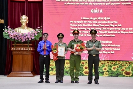 Tổng kết và trao giải cuộc thi tìm hiểu 80 năm Ngày truyền thống Công an Nhân dân