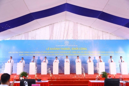 Hà Nội khởi công hai cây cầu nghìn tỷ bắc qua sông Hồng, mở đường phát triển vùng Thủ đô