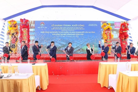 Hà Tĩnh khởi công dự án Khu Công nghiệp Vinhomes Vũng Áng hơn 13.276 tỷ đồng