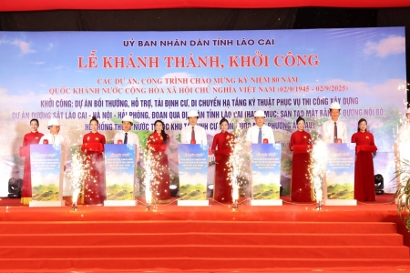 Khởi công dự án tái định cư phục vụ thi công dự án đường sắt Lào Cai – Hà Nội – Hải Phòng