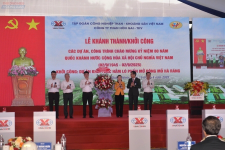 Khởi công dự án khai thác hầm lò phần mở rộng Hà Ráng