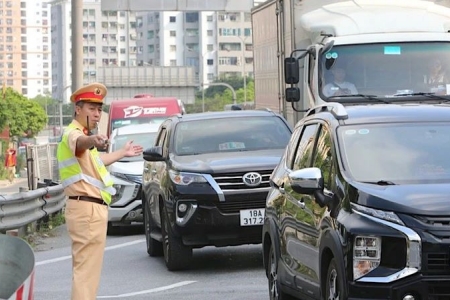 Phân luồng giao thông tại Hà Nội phục vụ lễ diễu binh, diễu hành kỷ niệm 80 năm Quốc khánh