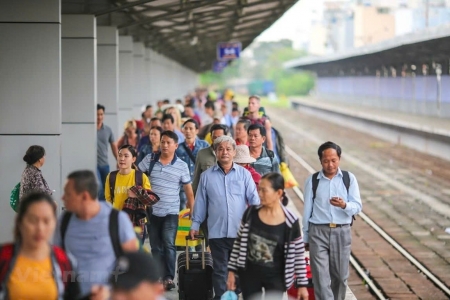 Ngành Đường sắt chạy tăng cường 51 chuyến tàu trong dịp nghỉ Lễ Quốc khánh 2/9