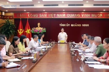 Tiểu ban Tuyên truyền - Khánh tiết Đại hội đại biểu Đảng bộ tỉnh Quảng Ninh họp triển khai nhiệm vụ