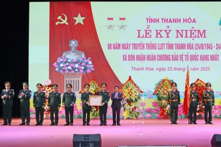 Kỷ niệm 80 năm Ngày truyền thống Lực lượng vũ trang tỉnh Thanh Hóa