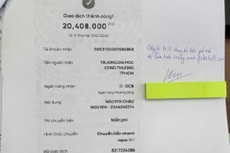 Quảng Ngãi: Cảnh báo tình trạng sinh viên dùng "bill" giả lừa tiền cha mẹ để tiêu xài cá nhân