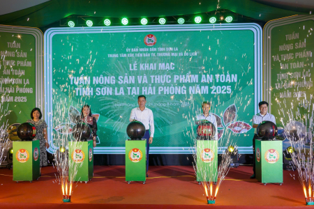 Tuần nông sản và thực phẩm an toàn tỉnh Sơn La tại Hải Phòng năm 2025 diễn ra từ ngày 21-24/8/2025