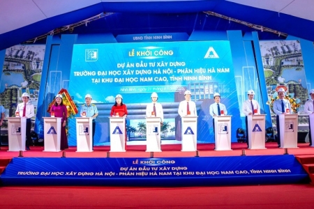 Ninh Bình khởi công xây dựng Trường Đại học Xây dựng Hà Nội – Phân hiệu Hà Nam