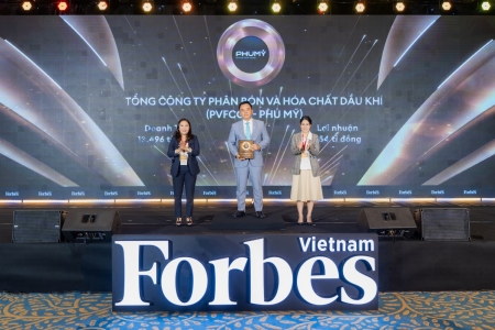 PVFCCo - Phú Mỹ: Top 50 Công ty niêm yết tốt nhất và Top 25 Thương hiệu dẫn đầu Việt Nam năm 2025