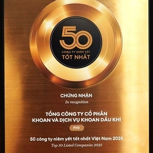 PV Drilling - Top 50 Công ty niêm yết tốt nhất 2025
