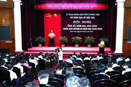 Thanh Hóa: Hội nghị Tổng kết năm học 2024-2025, triển khai nhiệm vụ năm học 2025-2026