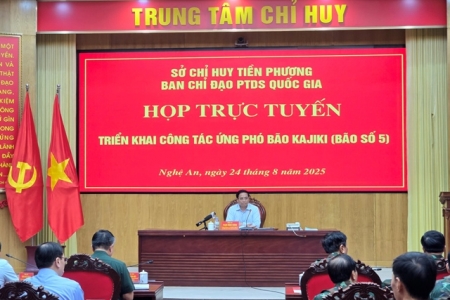 Thủ tướng trực tiếp chỉ huy ứng phó bão số 5 tại Nghệ An