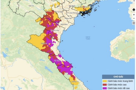 Cảnh báo lũ quét, sạt lở đất tại nhiều địa phương của tỉnh Thanh Hóa