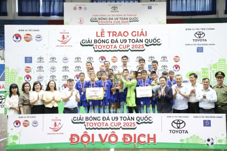 Việt Hùng Thanh Hoá vô địch Giải bóng đá U9 toàn quốc