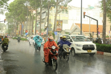 Thời tiết TP. HCM: Có nơi mưa to đến rất to