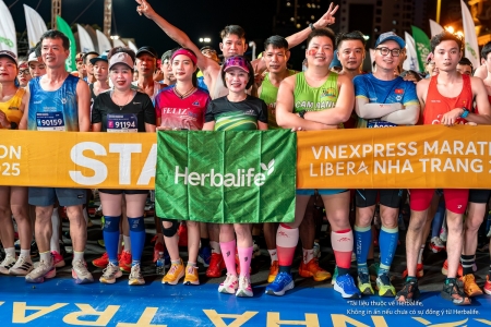  Herbalife Việt Nam đồng hành VnExpress Marathon Nha Trang 2025