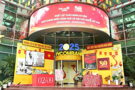 Kỷ niệm 80 năm ngày Quốc khánh: Cùng PVcomBank lan tỏa tinh thần yêu nước