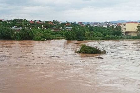 Đài Khí tượng thủy văn tỉnh Bắc Ninh thông báo tin lũ khẩn cấp trên sông Lục Nam