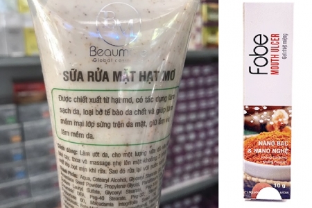 Sở Y tế Hà Nội đình chỉ lưu hành 3 sản phẩm không đạt chuẩn