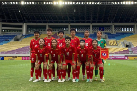 U16 nữ Việt Nam tranh hạng ba ở giải U16 nữ Đông Nam Á 2025