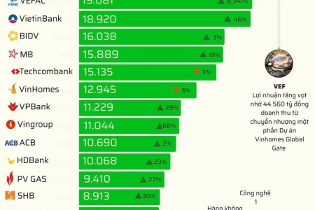 PV GAS – Top 12 doanh nghiệp có lợi nhuận cao nhất Việt Nam 6 tháng đầu năm 2025