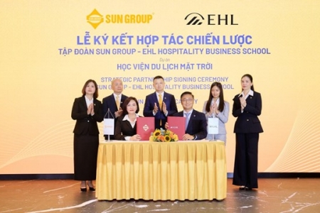 Sun Group hợp tác chiến lược với ‘Harvard của ngành dịch vụ khách sạn’