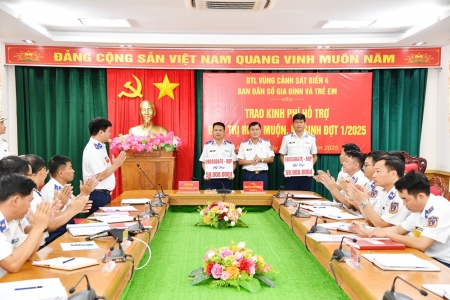 Bộ Tư lệnh Vùng Cảnh sát biển 4 hỗ trợ quân nhân điều trị vô sinh, hiếm muộn