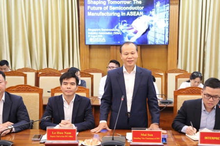 Hiệp hội Công nghiệp bán dẫn Singapore tìm hiểu cơ hội hợp tác đầu tư tại Bắc Ninh