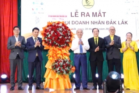 Ông Nguyễn Quang Vinh giữ chức Chủ tịch Hiệp hội Doanh nhân Đắk Lắk