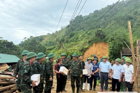 Quân khu 4 sẽ điều thêm 300 cán bộ, chiến sĩ hỗ trợ khắc phục hậu quả mưa lũ tại Thanh Hóa