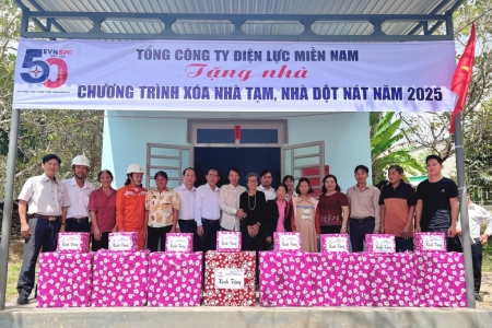 EVNSPC: Dành gần 19 tỷ đồng góp phần xóa nhà tạm tại các tỉnh miền Nam