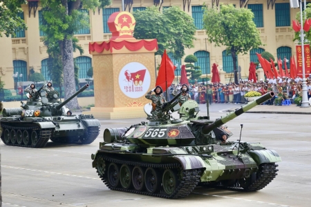 Dàn khí tài ‘khủng’ phô diễn sức mạnh toàn quân tại tổng duyệt diễu binh A80