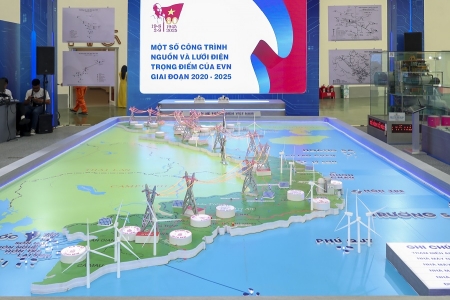 EVN mang nhiều mô hình công trình, thành tựu tiêu biểu tới Triển lãm thành tựu đất nước
