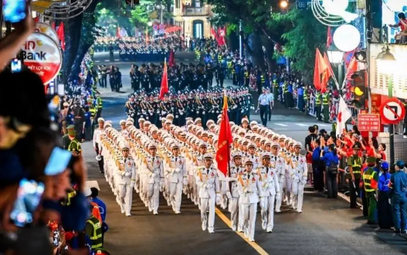 Tại Quảng trường Ba Đình, đội hình đã sẵn sàng lễ tổng duyệt A80