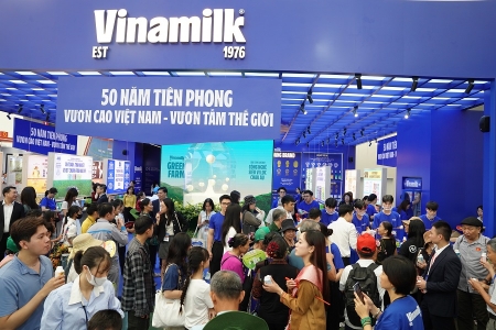 Vinamilk tạo điểm nhấn tại Triển lãm thành tựu đất nước 80 năm