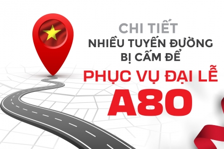 Hà Nội điều chỉnh thời gian cấm đường, phân luồng giao thông phục vụ Đại lễ A80
