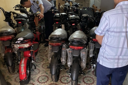 Tăng cường kiểm tra, xử lý đối với mặt hàng xe đạp điện không rõ nguồn gốc, xuất xứ