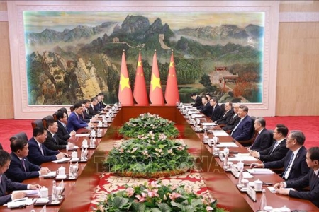 Thủ tướng hội kiến Tổng Bí thư, Chủ tịch nước Trung Quốc Tập Cận Bình