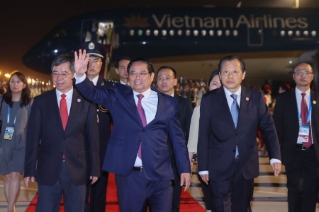 Thủ tướng Phạm Minh Chính tới Thiên Tân, bắt đầu chuyến công tác tại Trung Quốc