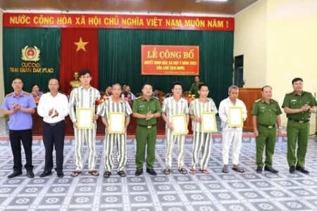 Lâm Đồng công bố quyết định đặc xá cho 129 phạm nhân