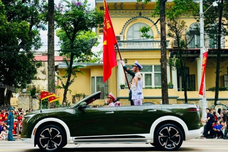 Những hình ảnh đẹp của đoàn diễu binh, diễu hành A80