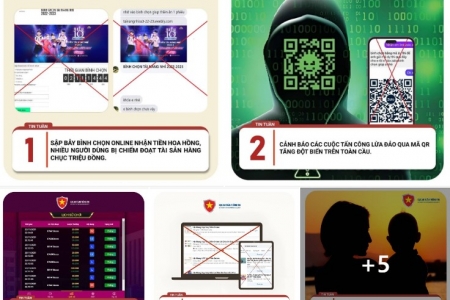 Thủ đoạn mới của "tín dụng đen": Lồng ghép logo công an để lừa đảo