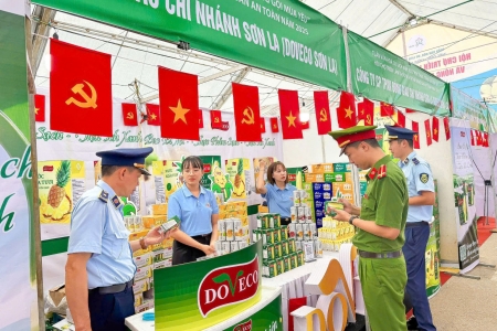 Sơn La tăng cường giám sát, kiểm soát hàng hóa tại Hội chợ Triển lãm thương mại và nông sản an toàn năm 2025