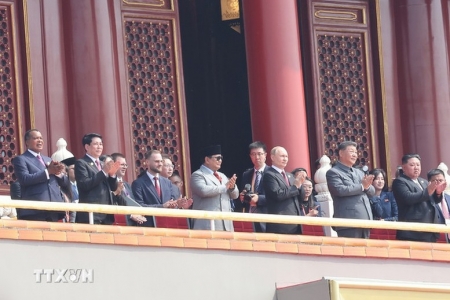 Chủ tịch nước Lương Cường dự Lễ kỷ niệm 80 năm Chiến thắng phát xít tại Trung Quốc