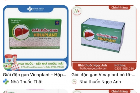 Dược phẩm Thành Phát bị xử phạt 180 triệu đồng liên quan đến sản phẩm thuốc giải độc gan Vinaplant