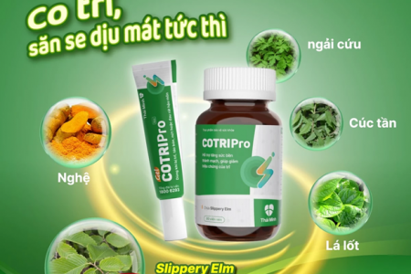 COTRIPro - Thực phẩm bảo vệ sức khỏe hỗ trợ điều trị bệnh trĩ hiệu quả tại Việt Nam