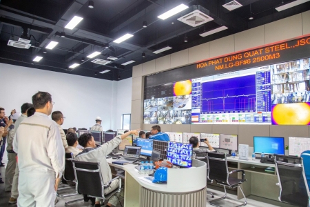 Chính thức vận hành lò cao 2 của Dung Quất 2, Khu liên hợp Hòa Phát Dung Quất