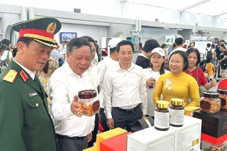 Thiên Phúc tại Triển lãm 80 năm thành tựu đất nước: Khẳng định vị thế thương hiệu dược liệu Việt